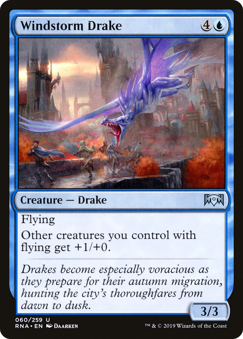 Windstorm Drake (RNA-060) - uncommon - Foil