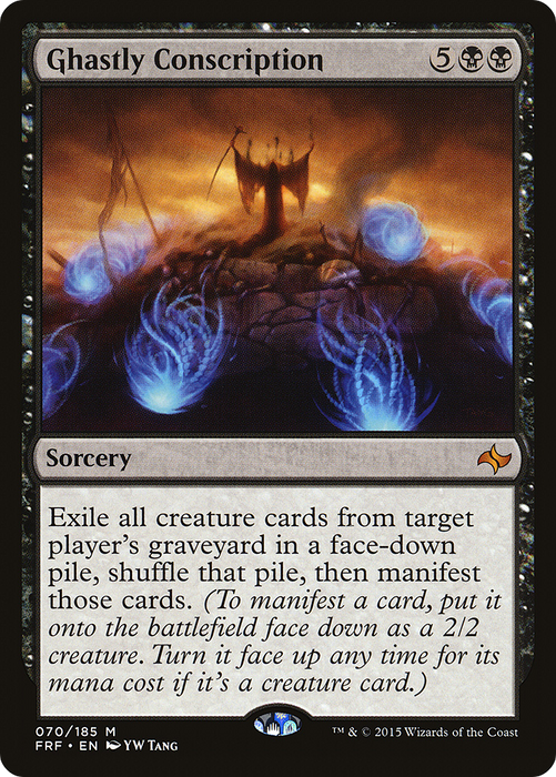 Ghastly Conscription (FRF-070) - mythic