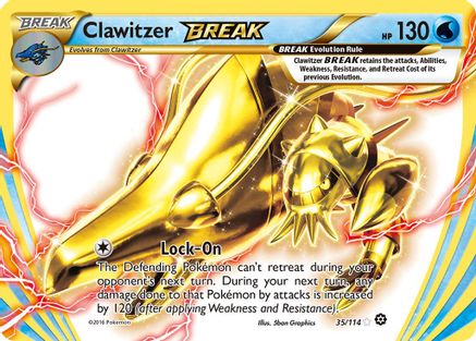 Clawitzer BREAK (035/114) - XSS  - Rare BREAK - Holofoil