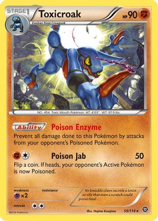 Toxicroak (059/114) - XSS  - Rare