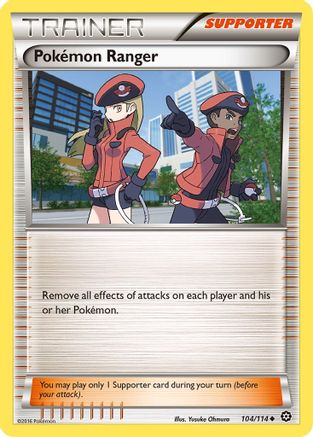 Pokemon Ranger (104/114) - XSS  - Uncommon - Reverse Holofoil