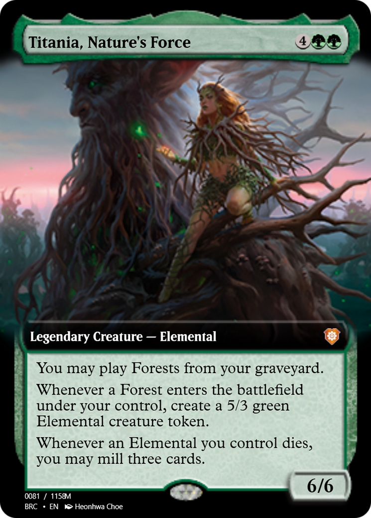 Titania, Nature's Force (PRM-105770) - mythic - Foil