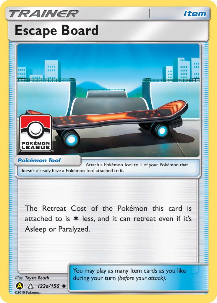 Escape Board (122a/156) - LCC  - Promo - Reverse Holofoil
