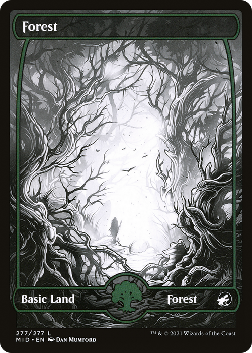 Forest (MID-277) - common: (Full Art, Showcase) - Foil