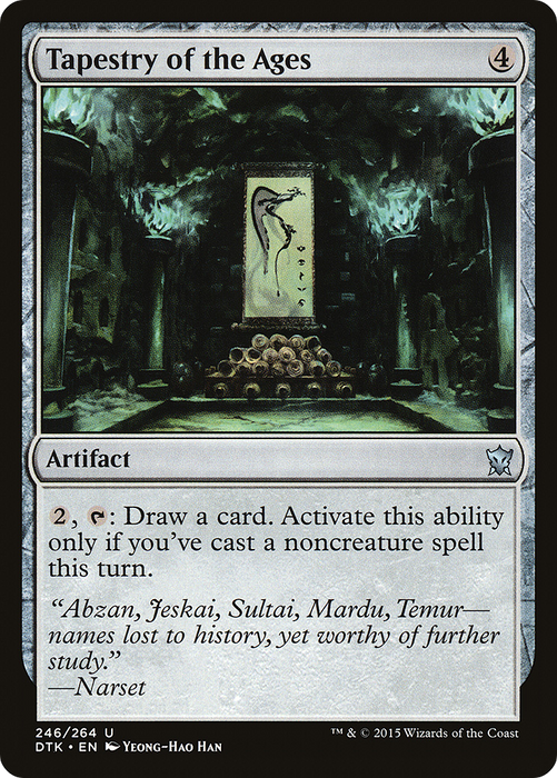 Tapestry of the Ages (DTK-246) - uncommon - Foil