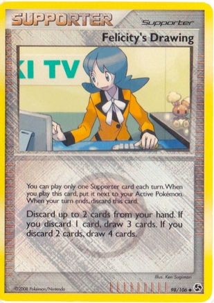 Felicity's Drawing (098/106) - LCC  - Promo - Reverse Holofoil