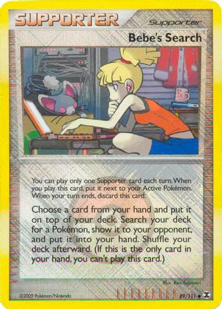Bebe's Search (089/111) - LCC  - Promo - Reverse Holofoil