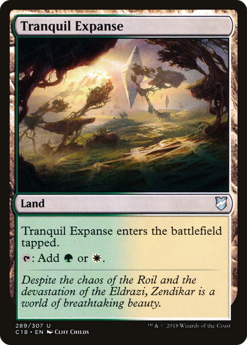 Tranquil Expanse (C18-289) - uncommon