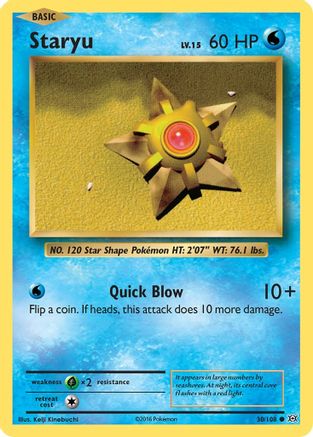 Staryu (030/108) - XE  - Common