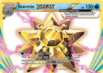 Starmie BREAK (032/108) - XE  - Rare BREAK - Holofoil