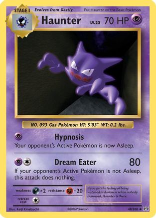 Haunter (048/108) - XE  - Uncommon - Reverse Holofoil