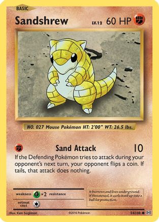 Sandshrew (054/108) - XE  - Common