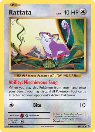 Rattata (066/108) - XE  - Common