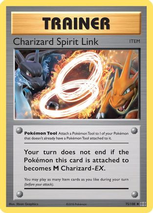 Charizard Spirit Link (075/108) - XE  - Uncommon - Reverse Holofoil