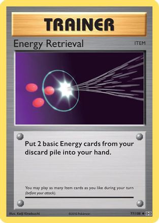 Energy Retrieval (077/108) - XE  - Uncommon - Reverse Holofoil