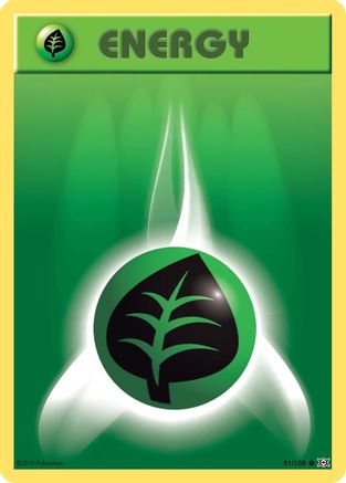 Grass Energy (091/108) - XE  - Common - Reverse Holofoil