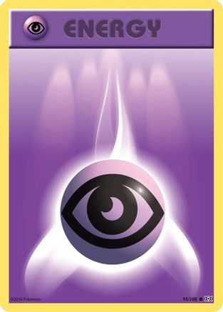Psychic Energy (095/108) - XE  - Common - Reverse Holofoil