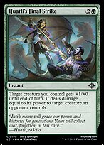 Huatli's Final Strike (LCI-190) - common - Foil