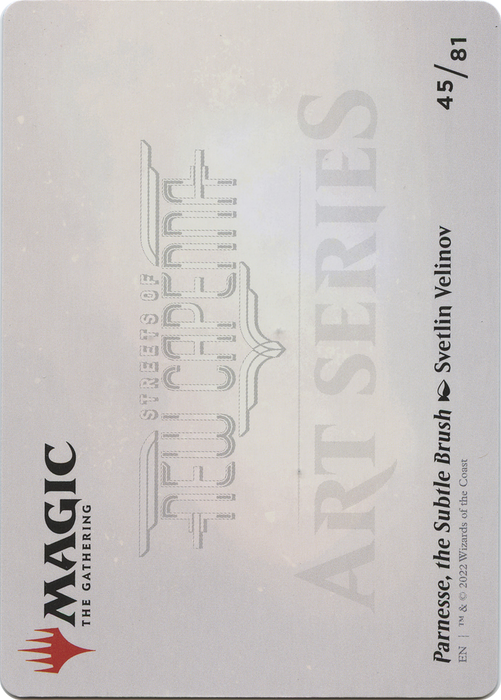 Parnesse, the Subtle Brush // Parnesse, the Subtle Brush (ASNC-045) - common (Borderless) - Foil