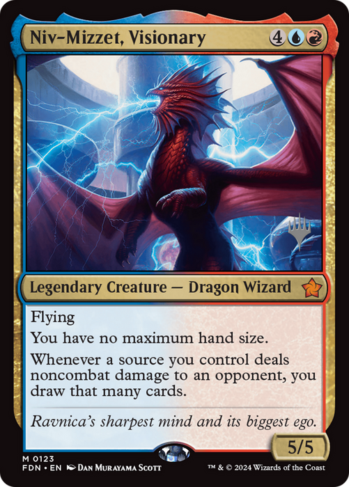 Niv-Mizzet, Visionary (PPDSK-123) - mythic - Foil