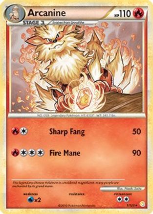 Arcanine (001/123) - DE  - Rare