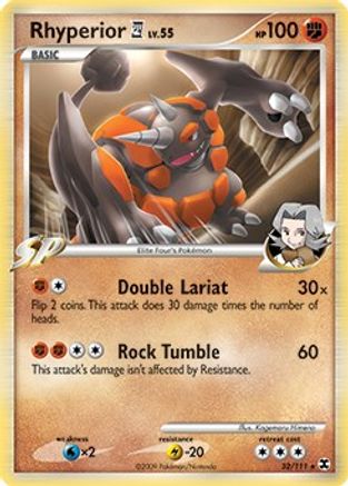 Rhyperior E4 (032/111) - DE  - Holo Rare - Holofoil