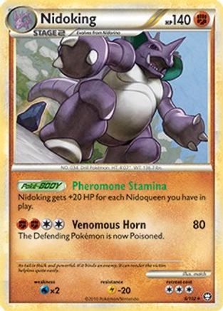 Nidoking (006/102) - DE  - Rare