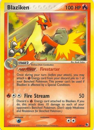 Blaziken (003) - EBS  - Rare