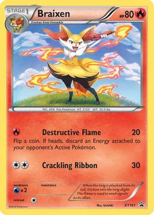 Braixen (XY161) - XP  - Promo - Holofoil