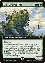 Old-Growth Troll (KHM-365) - rare: (Extended Art)