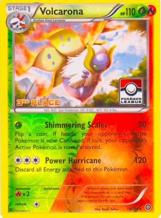 Volcarona (015/114) - LCC  - Promo - Reverse Holofoil