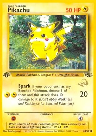 Pikachu [W Stamped] (060/64) - WP  - Promo