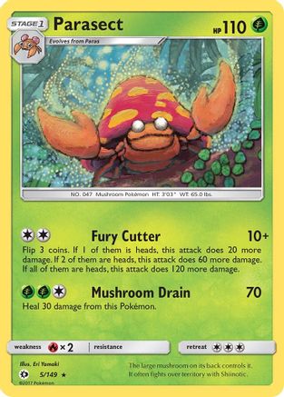 Parasect (005/149) - SBS  - Rare
