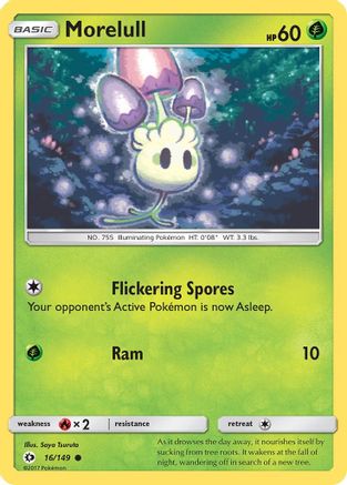 Morelull (016/149) - SBS  - Common - Reverse Holofoil