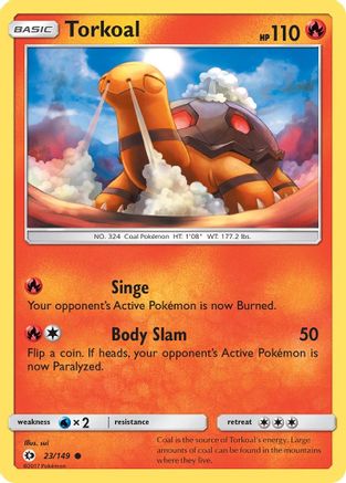 Torkoal (023/149) - SBS  - Common