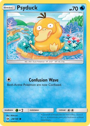 Psyduck (028/149) - SBS  - Common - Reverse Holofoil