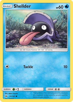 Shellder (033/149) - SBS  - Common