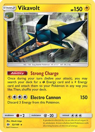 Vikavolt (052/149) - SBS  - Holo Rare - Holofoil