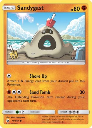 Sandygast (074/149) - SBS  - Common - Reverse Holofoil