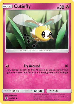 Cutiefly (092/149) - SBS  - Common
