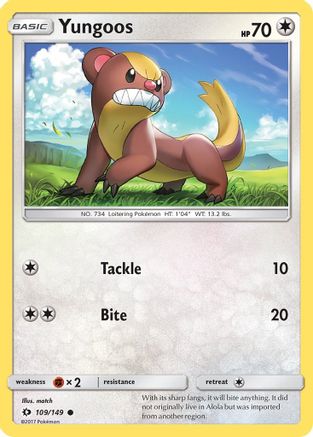 Yungoos (109/149) - SBS  - Common