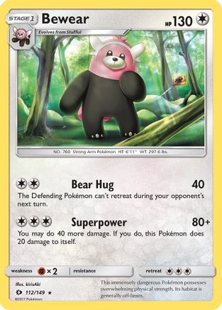 Bewear (112/149) - SBS  - Rare