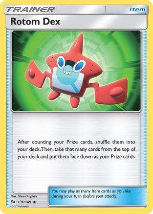 Rotom Dex (131/149) - SBS  - Uncommon - Reverse Holofoil