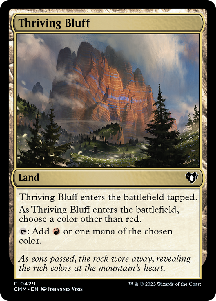 Thriving Bluff (CMM-429) - common - Foil