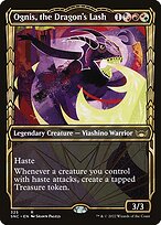 Ognis, the Dragon's Lash (SNC-325) - rare: (Showcase) - Foil