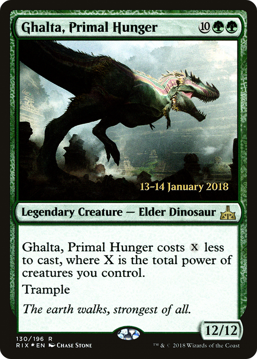 Ghalta, Primal Hunger (PRE-130S) - rare - Foil