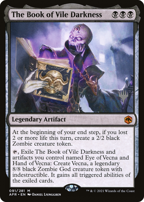 The Book of Vile Darkness (PPAFR-91P) - mythic - Foil