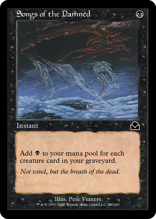 Songs of the Damned (ME2-110) - common - Foil