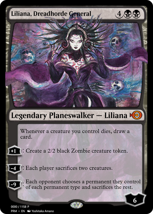 Liliana, Dreadhorde General (PRM-72283) - mythic - Foil