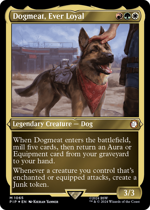 Dogmeat, Ever Loyal (PIP-1065) - mythic - Etched Foil